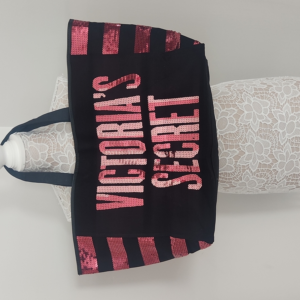 Victorias Secret sequin tote